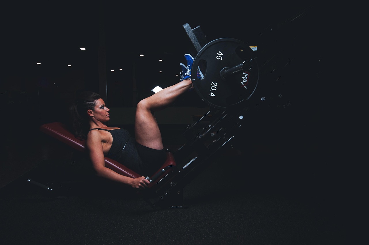 adult, gym, athlete, dark, energy, exercise, exercise equipment, female, fit, fitness, girl, healthy, legs, muscles, plates, strength, strong, sweat, training, woman, workout, workout gear, push, blue fitness, blue gym, blue exercise, blue training, blue healthy, blue energy, blue dark, blue workout, gym, gym, gym, gym, gym, fitness