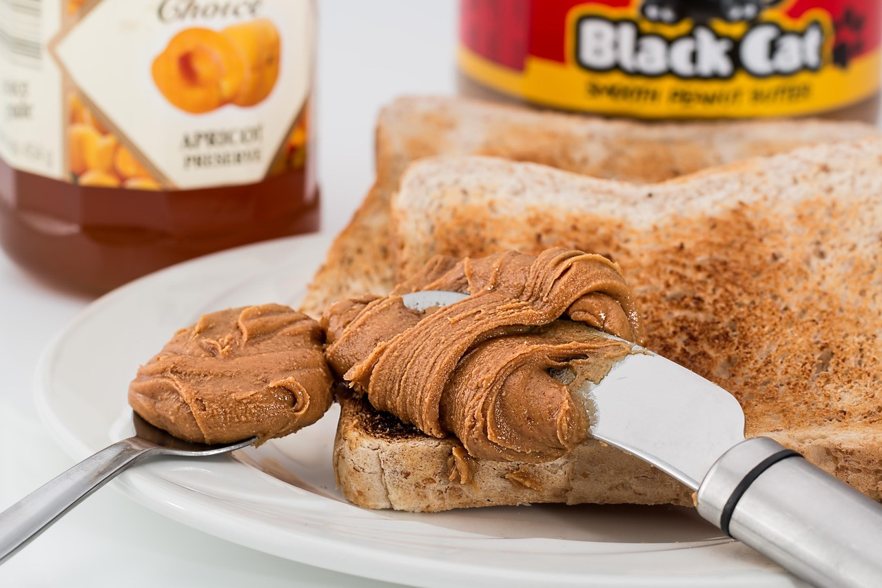 peanut butter, toast, jam, breakfast, snack, spread, food, healthy, protein, creamy, nutrition, yummy, eat, slice, diet, peanut butter, toast, toast, toast, jam, spread, spread, spread, spread, spread, protein