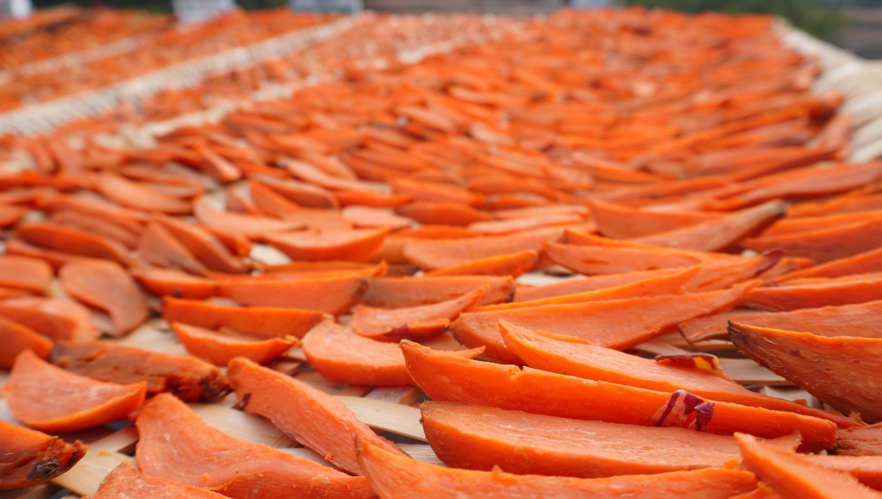 food, sweet potatoes dry, dry