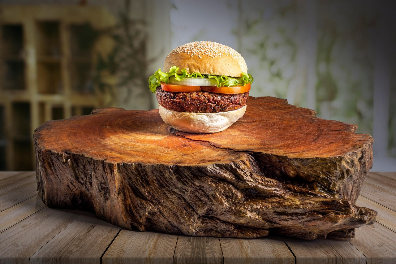 hamburger, sandwich, fast food, burger sandwich, burger, burger buns, meal, delicious, food photography, wooden board, food, burger, burger, burger, burger, burger