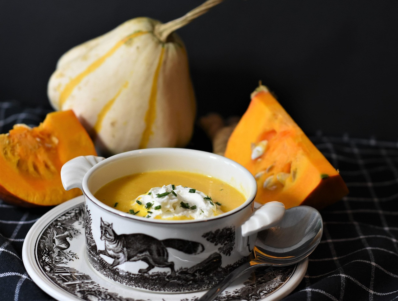 pumpkin soup, soup, hokkaido soup ginger, carrot, ingredients, cook, kitchen, preparation, spicy, meal, yummy, autumn soup, coconut milk, food photo, soup, soup, soup, soup, soup