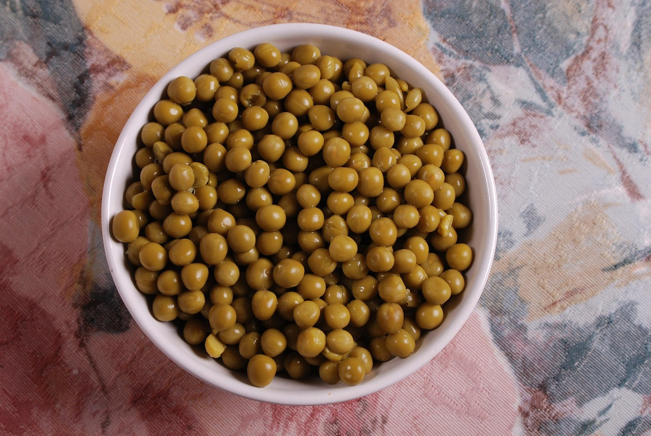 food, pod, pea, bowl