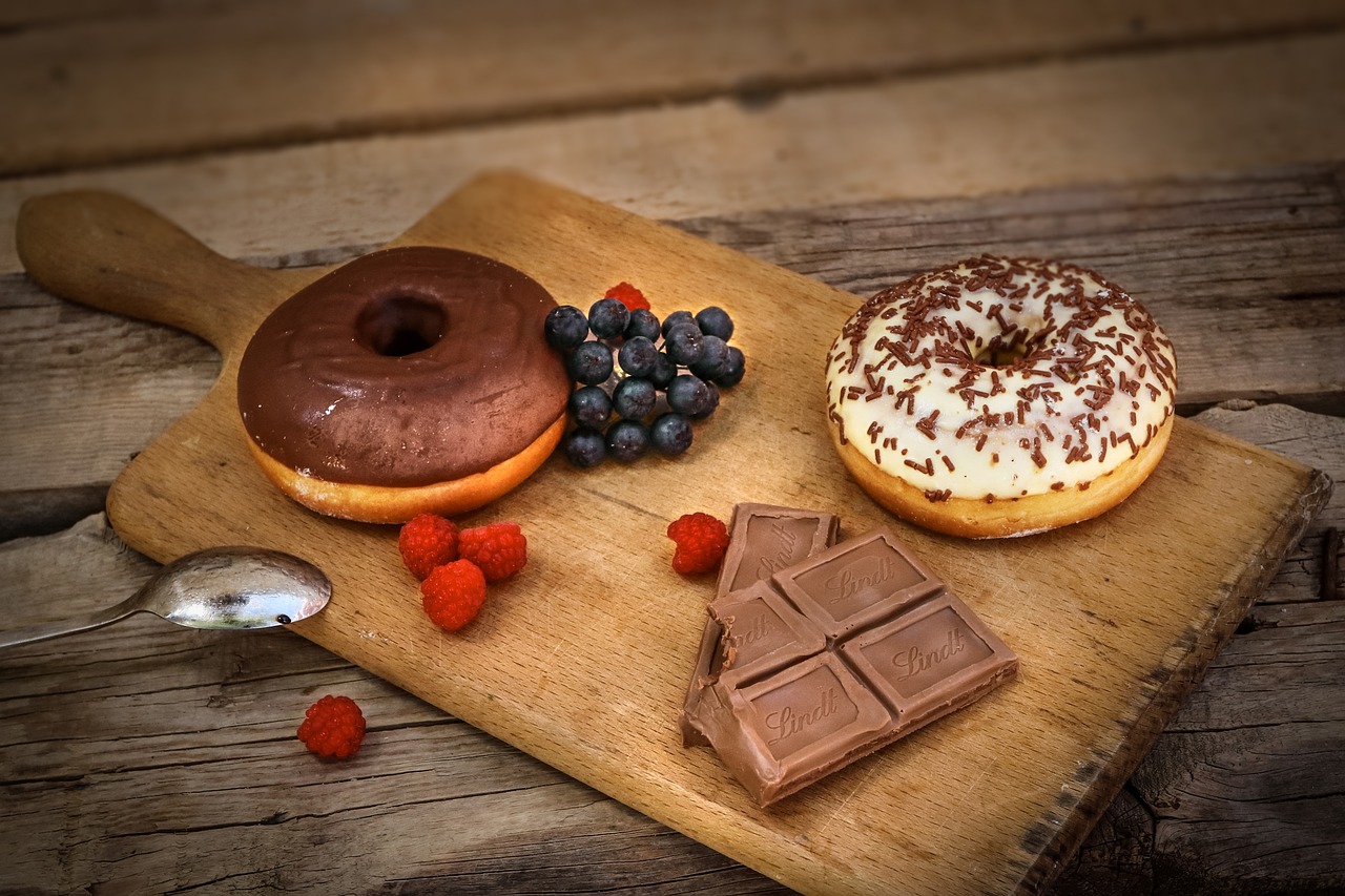 chocolate, donuts, sugar, cream, fruit, wood, brown, white, red, blue, chocolate, chocolate, chocolate, chocolate, chocolate, donuts, donuts, sugar, sugar, sugar, sugar