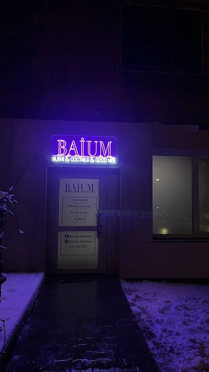 BAIUM sushi&coctails&good vibe - Restauracja Oleśnica