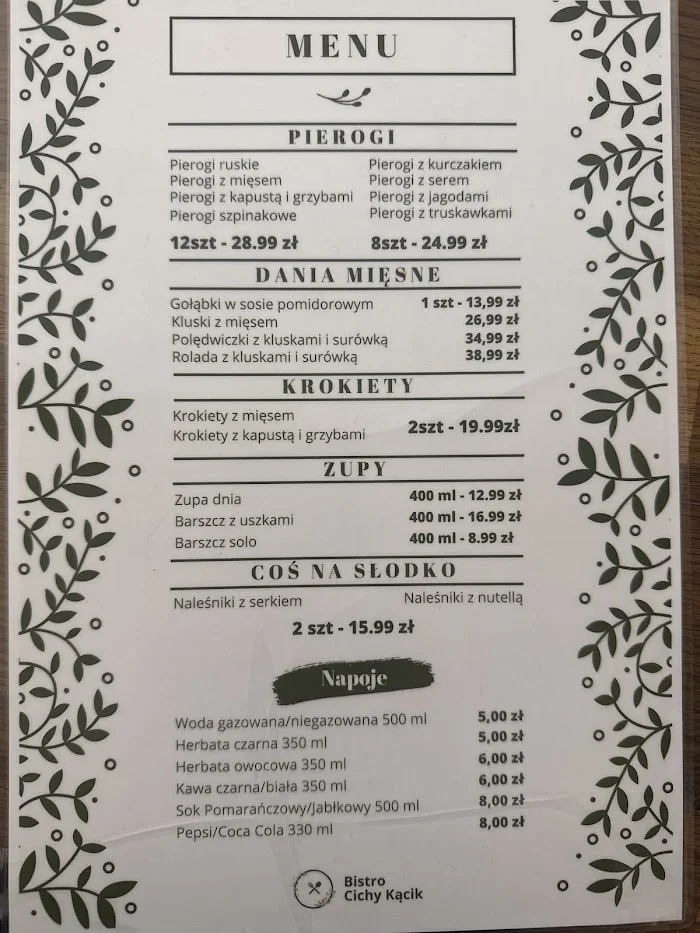 Cichy Kącik - Restauracja Mysłowice