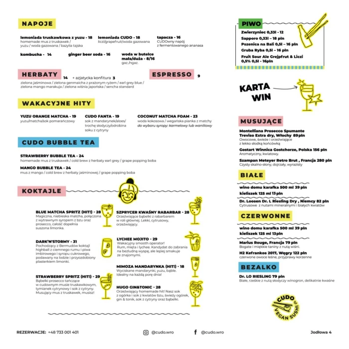 CUDO Wrocław - Restauracja