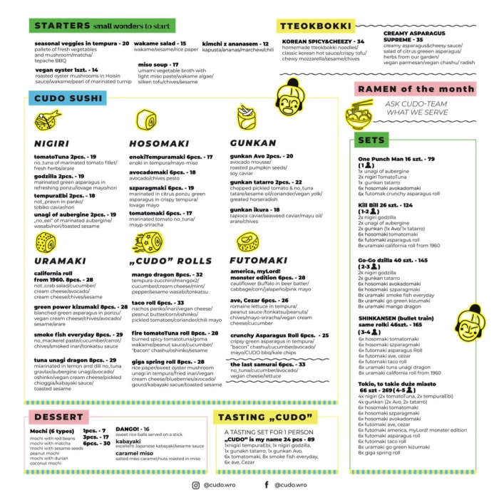 CUDO Wrocław - Restauracja