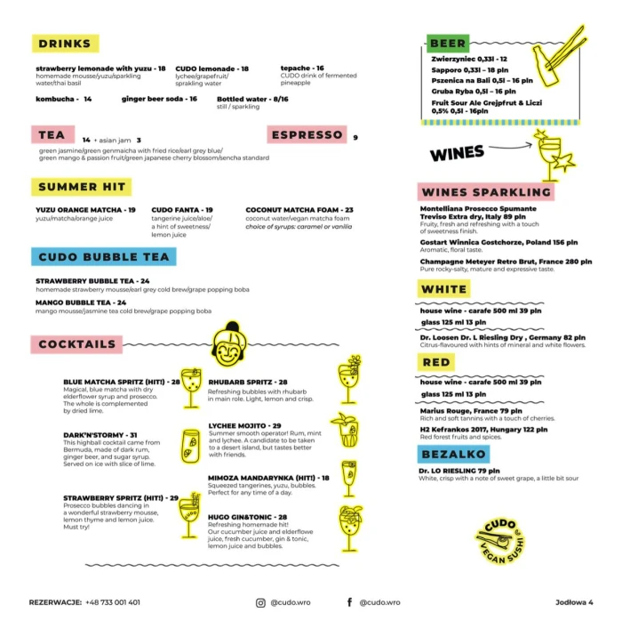 CUDO Wrocław - Restauracja