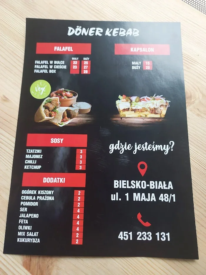 Doner Kebab - Restauracja Bielsko-Biała