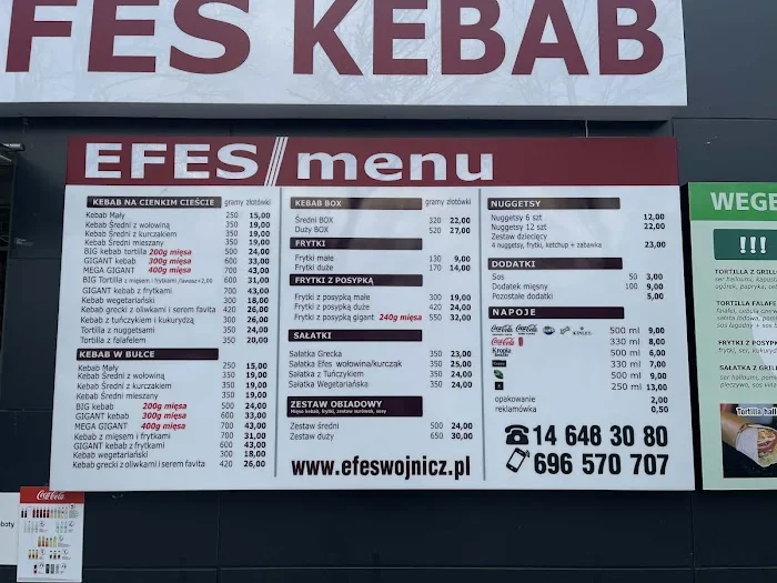 EFES KEBAB WOJNICZ - Restauracja Tarnów