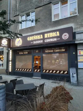 Gdyńska Rybka z ikrą Marko! (Słodkie Centrum, Rybki, Lody, Kawiarnia,  Gdynia