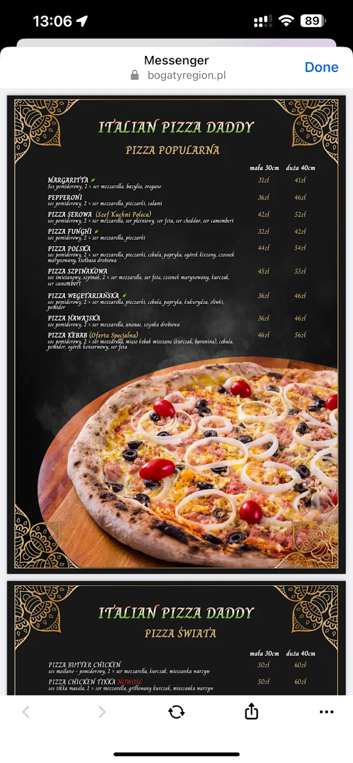 Italian Pizza Daddy Elblag - Restauracja Elbląg