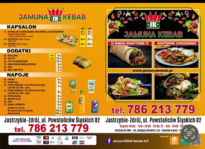 Jamuna Kebab szeroka - Restauracja Jastrzębie-Zdrój