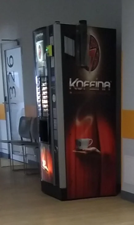 Kofeina Vending Machine - Kawiarnia Łódź