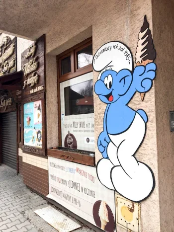Lody Bochnia Dobrzańscy - Lodziarnia La Pera, lody u Smerfa - Restauracja