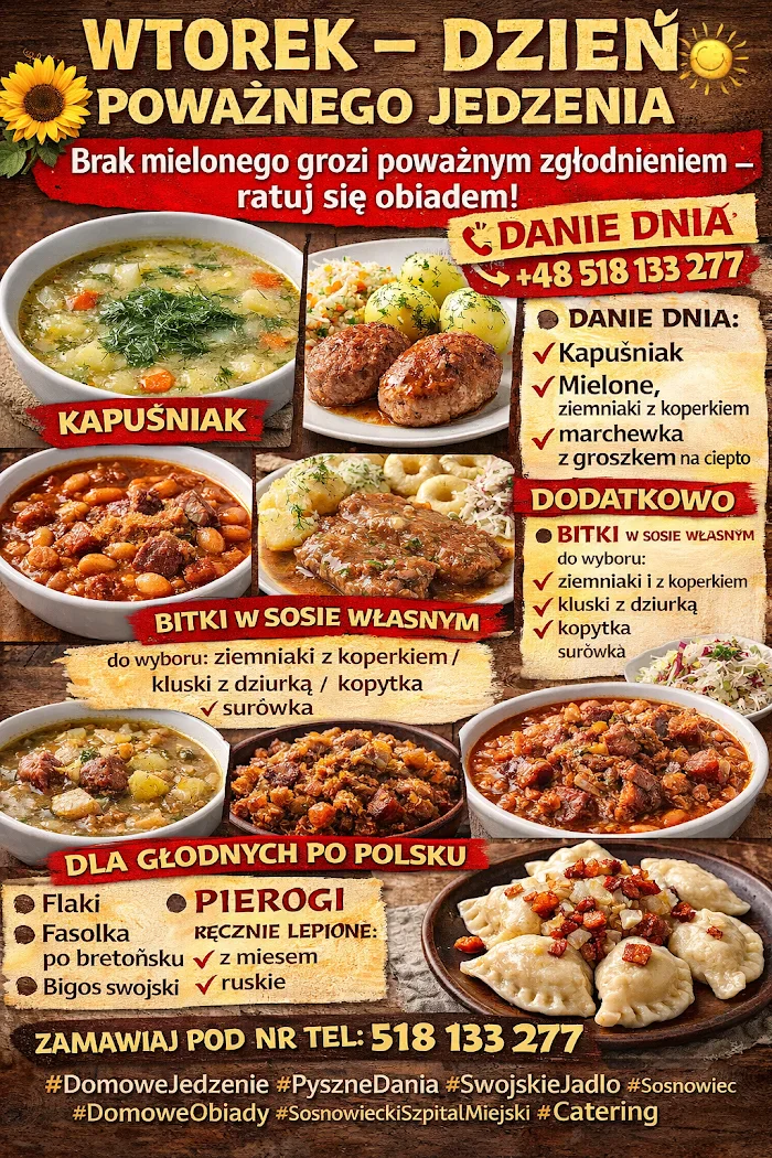MalaDynia domowe obiady i luksusowy catering - Restauracja Sosnowiec