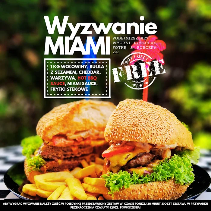 Miami Burger Żory - Restauracja Tychy