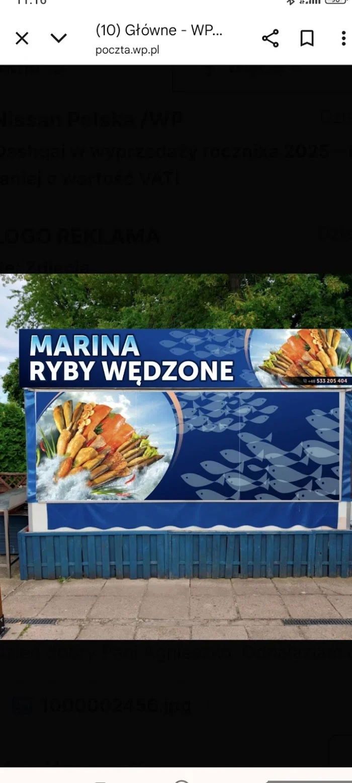Ryby wędzone ,,MARINA " Agnieszka Rębisz ul Szyprów 1. 78-100 Kołobrze - Restauracja Kołobrzeg