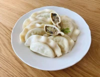 Pierogi z kapustą i pieczarkami