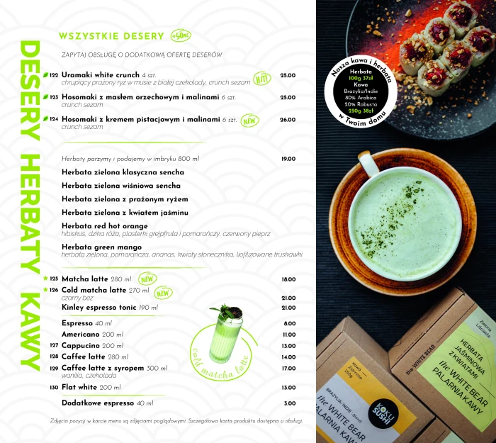 Sushi Poznań - KOKU SUSHI ul. Taczaka 17 - Restauracja