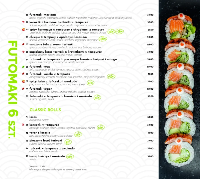 Sushi Poznań - KOKU SUSHI ul. Taczaka 17 - Restauracja