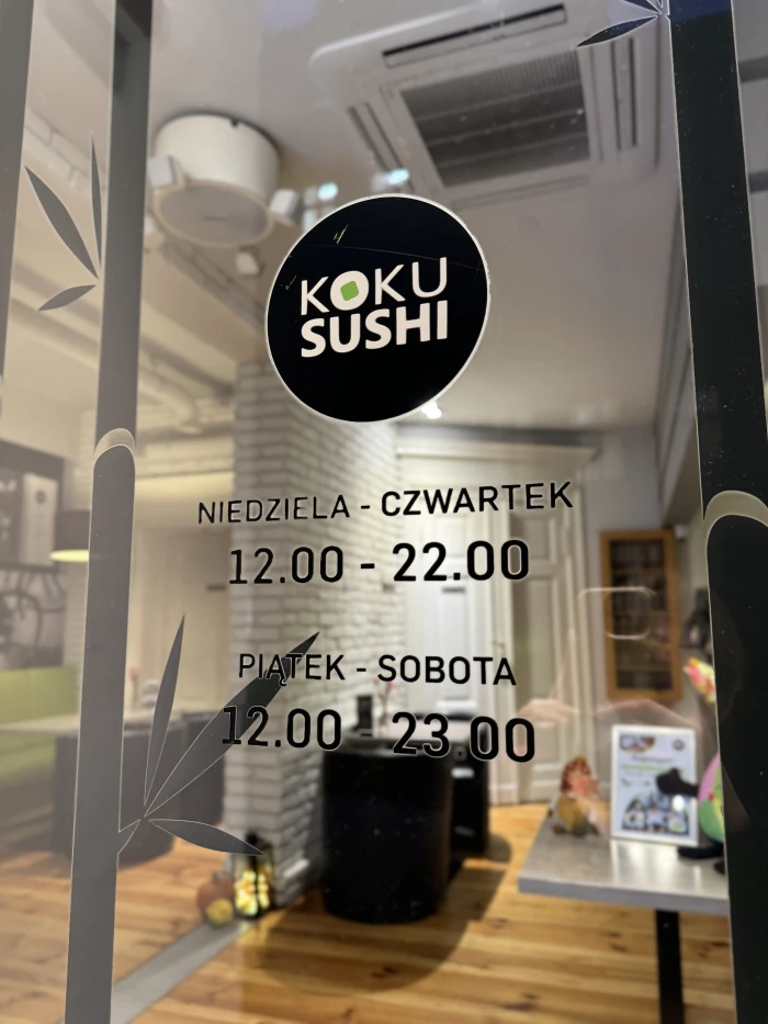 Sushi Poznań - KOKU SUSHI ul. Taczaka 17 - Restauracja