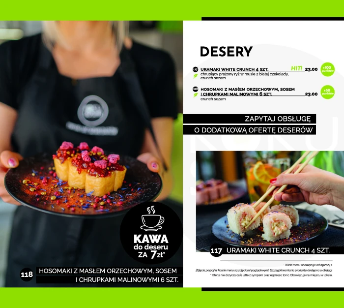 Sushi Poznań - KOKU SUSHI ul. Taczaka 17 - Restauracja