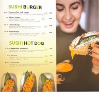 Sushi burgery & hot dogi