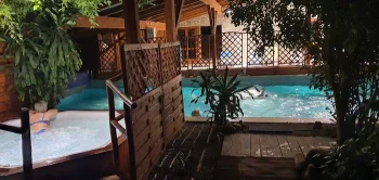 " WYSPA KAMPINOS " AGROTURYSTYKA SOCHACZEW -- SAUNA , JACUZZI , BASEN - Restauracja